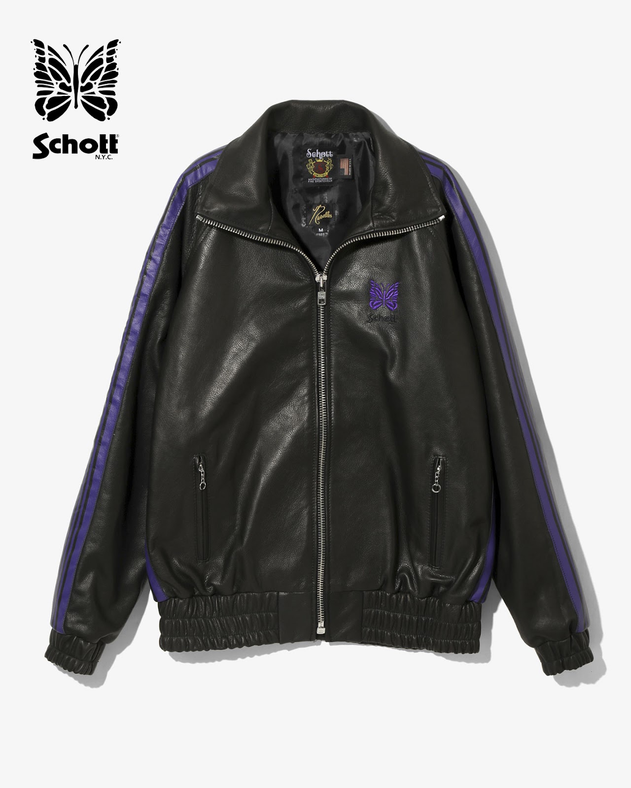 HONEYEE.COM | NEEDLES がレザーの名門 Schott との初の