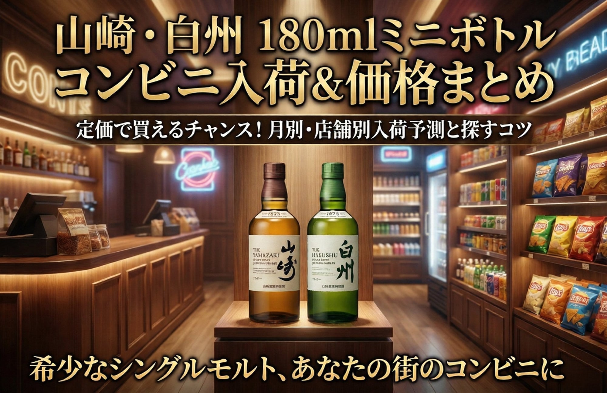 2026年山崎180ml白州ミニボトルはコンビニで買える？入荷情報と価格