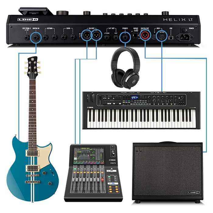Line 6 | Helix LT | Guitar Multi-Effects Processor