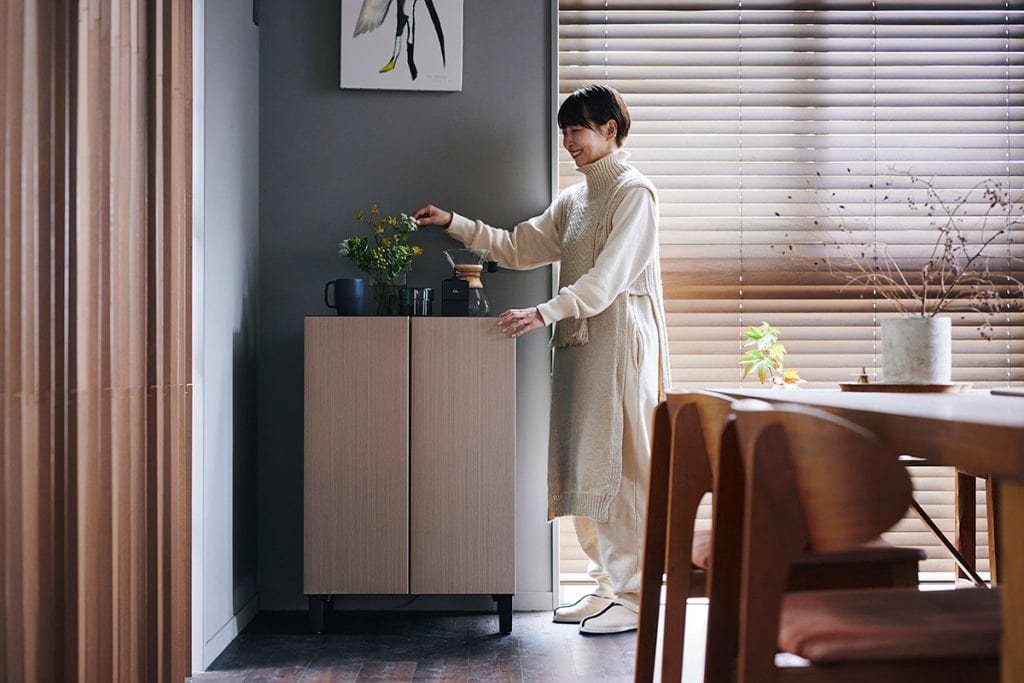 素敵なおうち訪問：家具のような冷蔵庫】 「インテリアになじむ