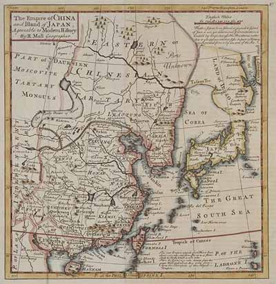 西洋古版日本地図一覧 - 1700年代