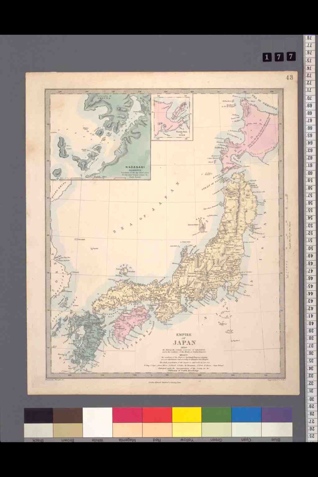 西洋古版日本地図一覧 - 1800年代