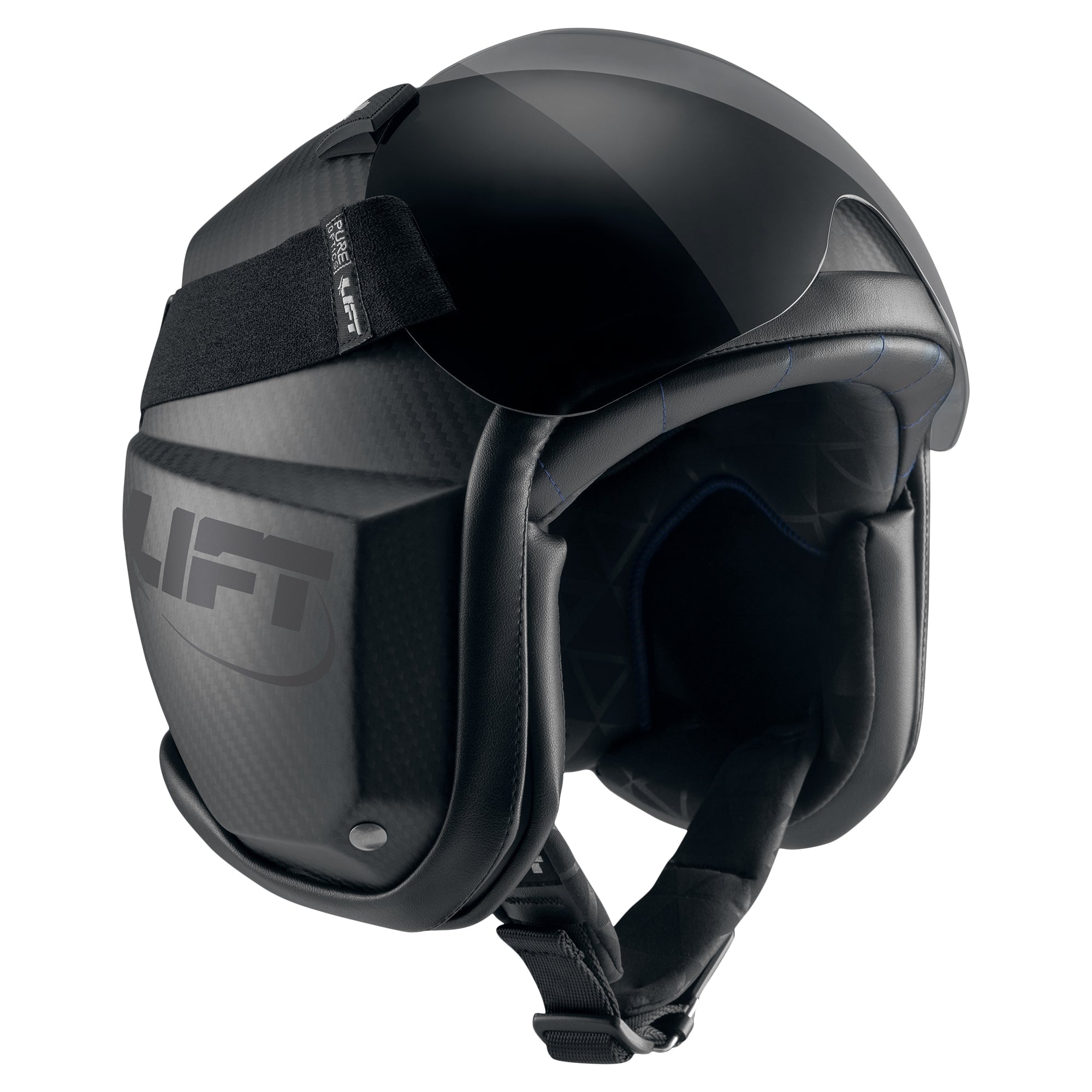 Black AV-1 KOR Goggle Aviation Helmet - LIFT Aviation