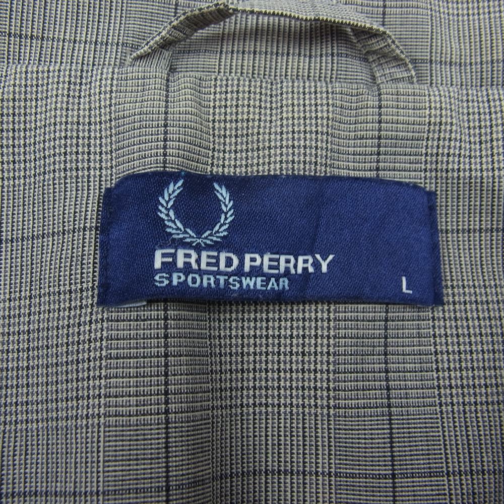 FRED PERRY フレッドペリー J7624 グレンチェック フルジップ ジップ