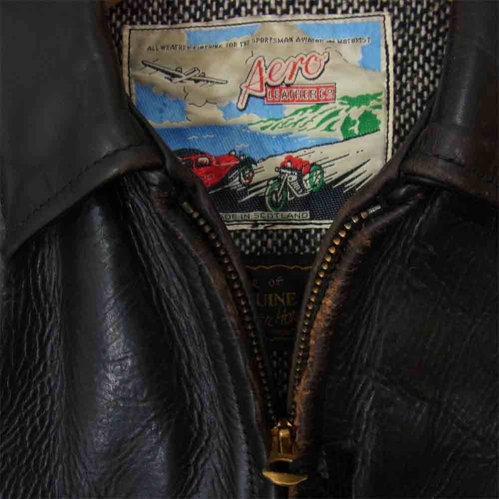 AERO LEATHER エアロレザー 茶芯 HALF BELT HORSEHIDE ハーフベルト