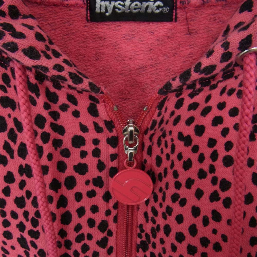 HYSTERIC GLAMOUR ヒステリックグラマー レオパード ジップ パーカー