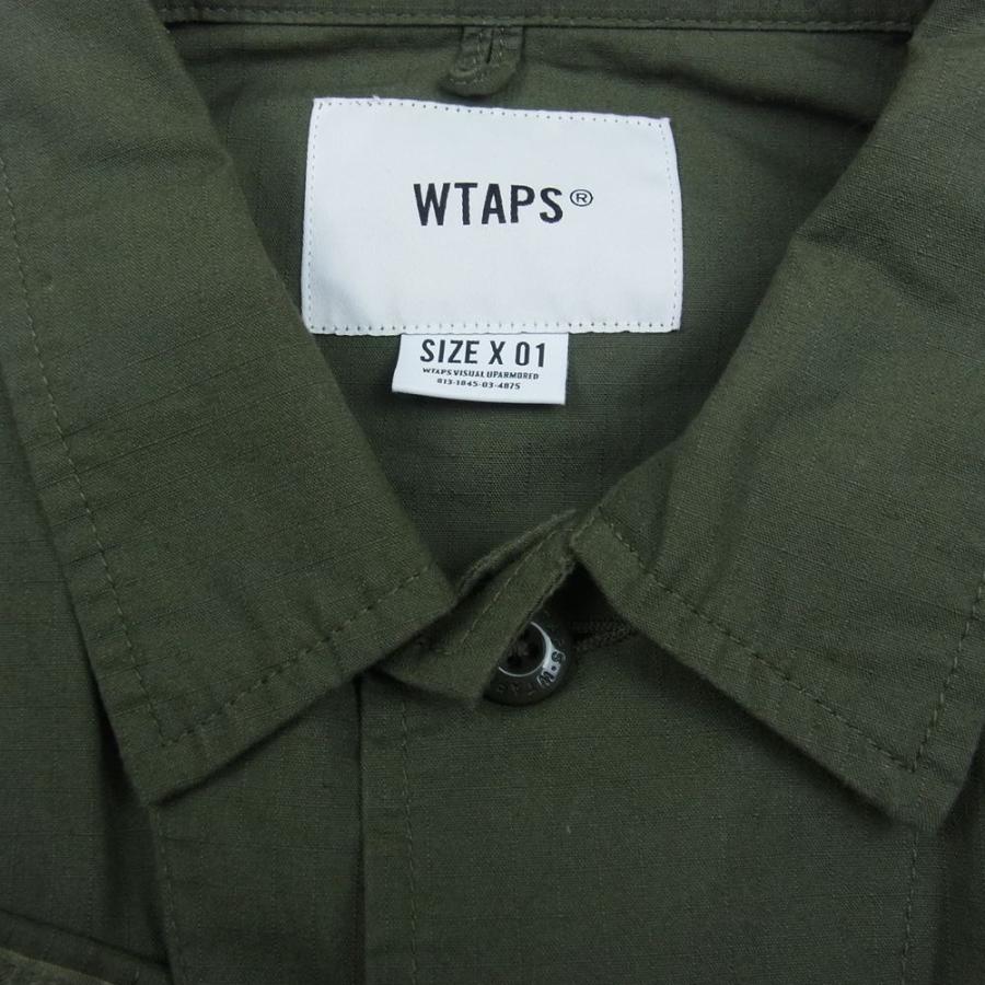 WTAPS 19AW 192BRDT-SHM03 MODULAR LS ミリタリー シャツ ジャケット