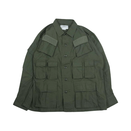 WTAPS 19AW 192BRDT-SHM03 MODULAR LS ミリタリー シャツ ジャケット