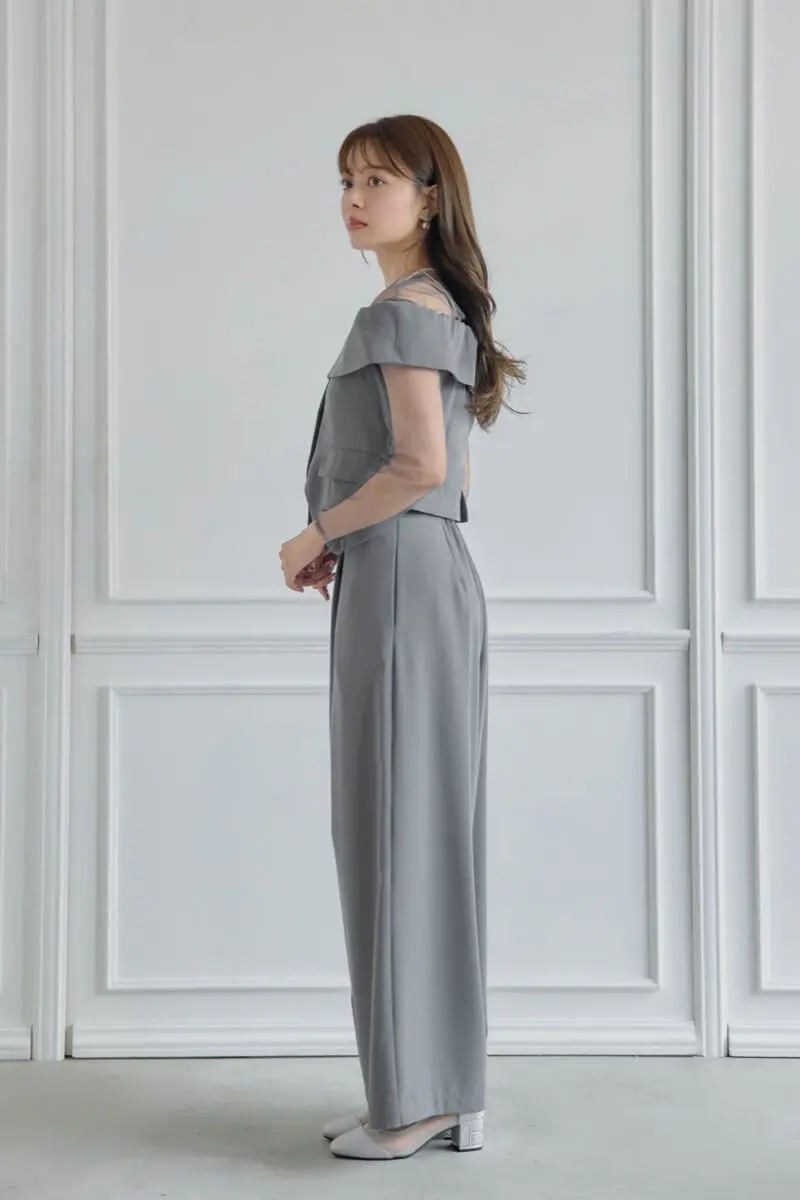 グレーのMulti wayトップスセットパンツドレス | LE' RURE | M | 結婚