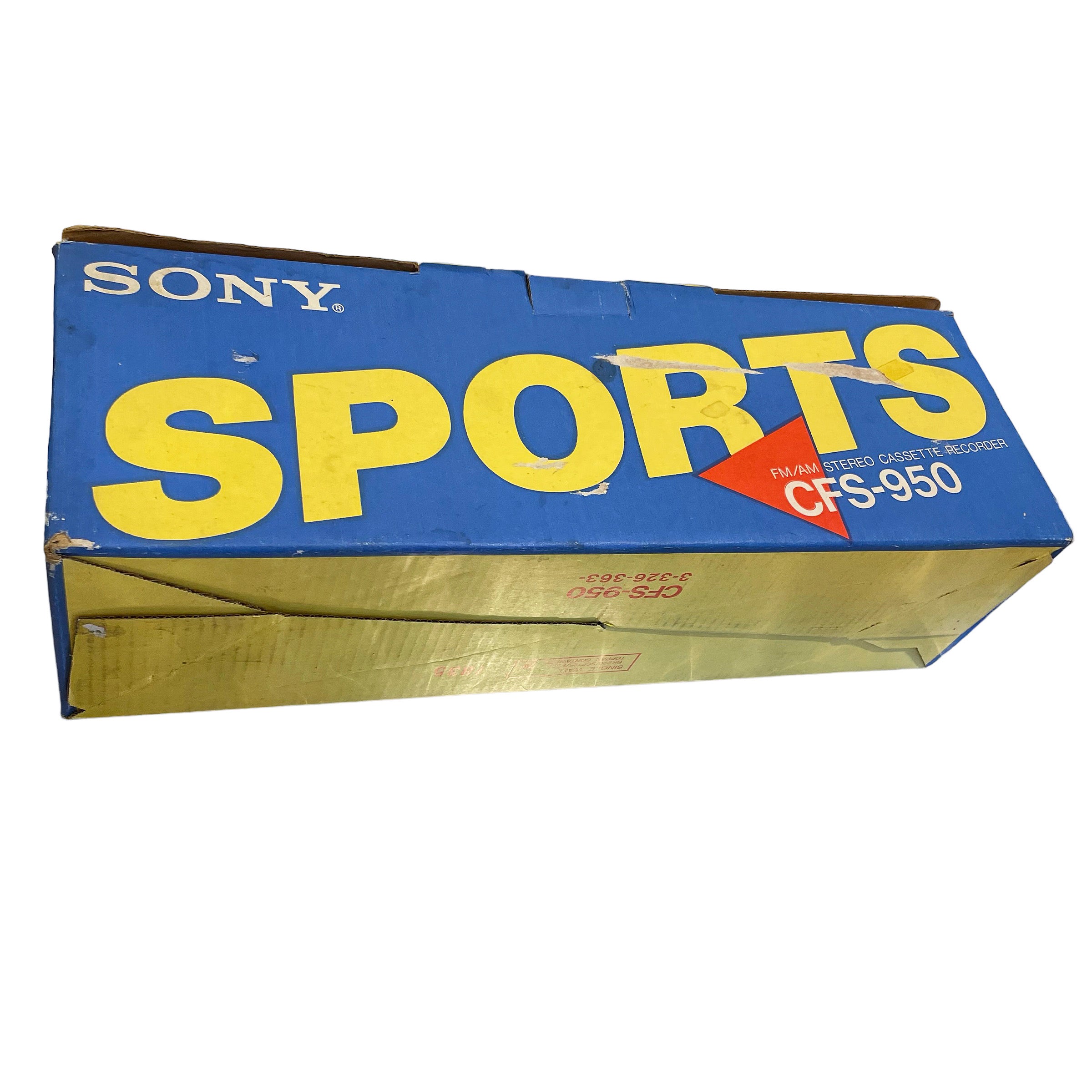 激レア SONYSPORTS CFS-V75 ラジカセ 可動品 80'sSONY スポーツ