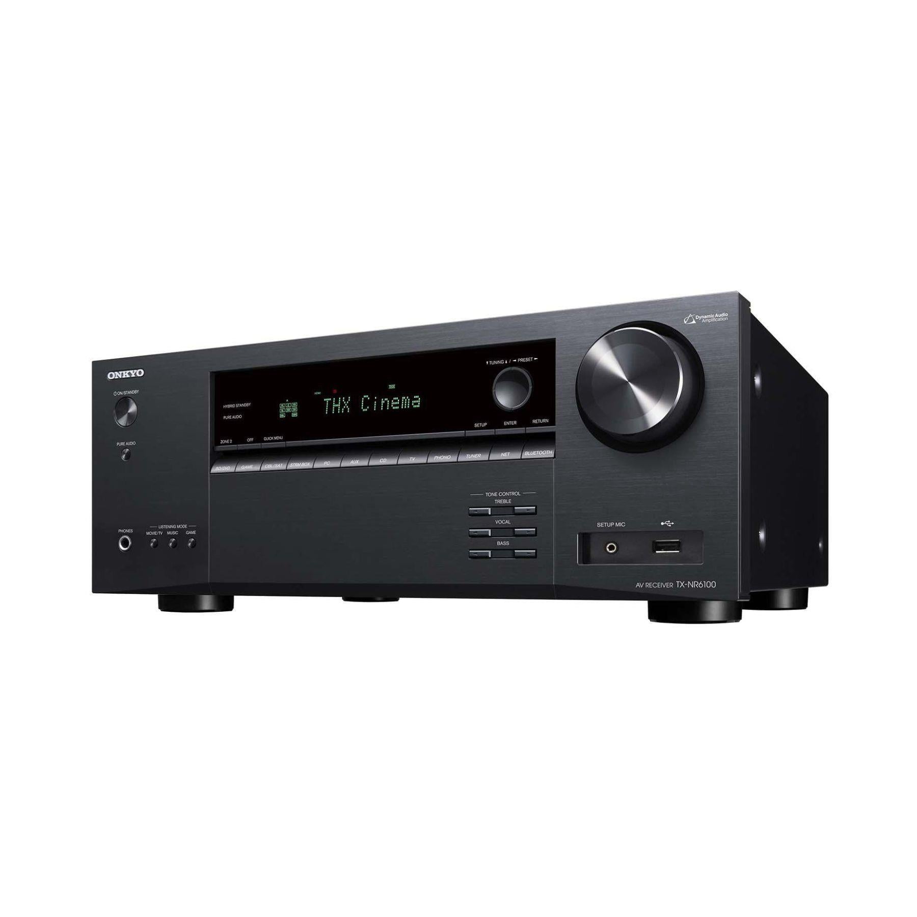 Onkyo TX-NR6100 7.2-Channel Dolby Atmos AV Receiver | ListenUp