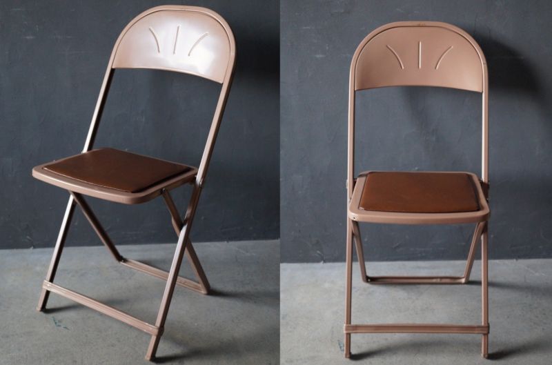 U.S.A. antique HAMPDEN SPELIALTY PRODUCTS Inc. FOLDING CHAIR