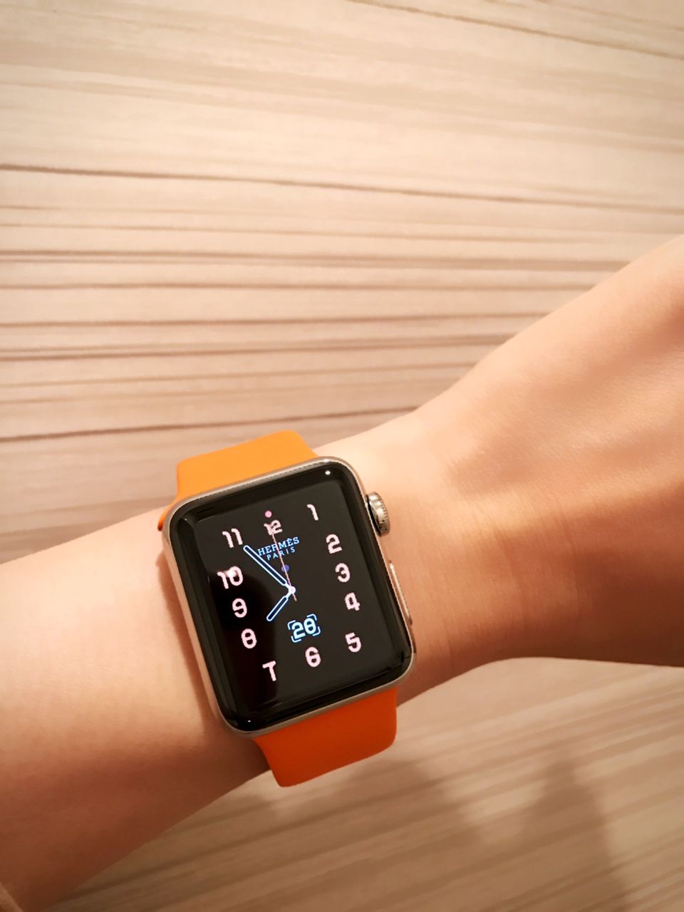 2471 Apple Watch エルメス オレンジ シリコン バンド ラバー Apple