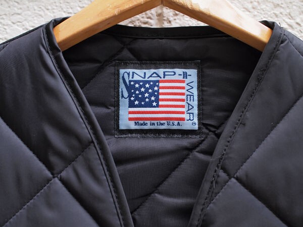SNAP'N'WEAR / スナップンウェア】#300 Quilted Nylon Vest. 軽量で