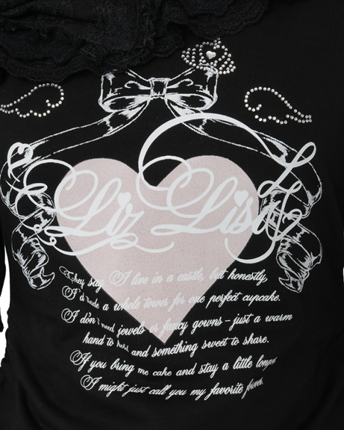 ワンショルダープリントTシャツ ｜ LIZ LISA（リズリサ）公式通販