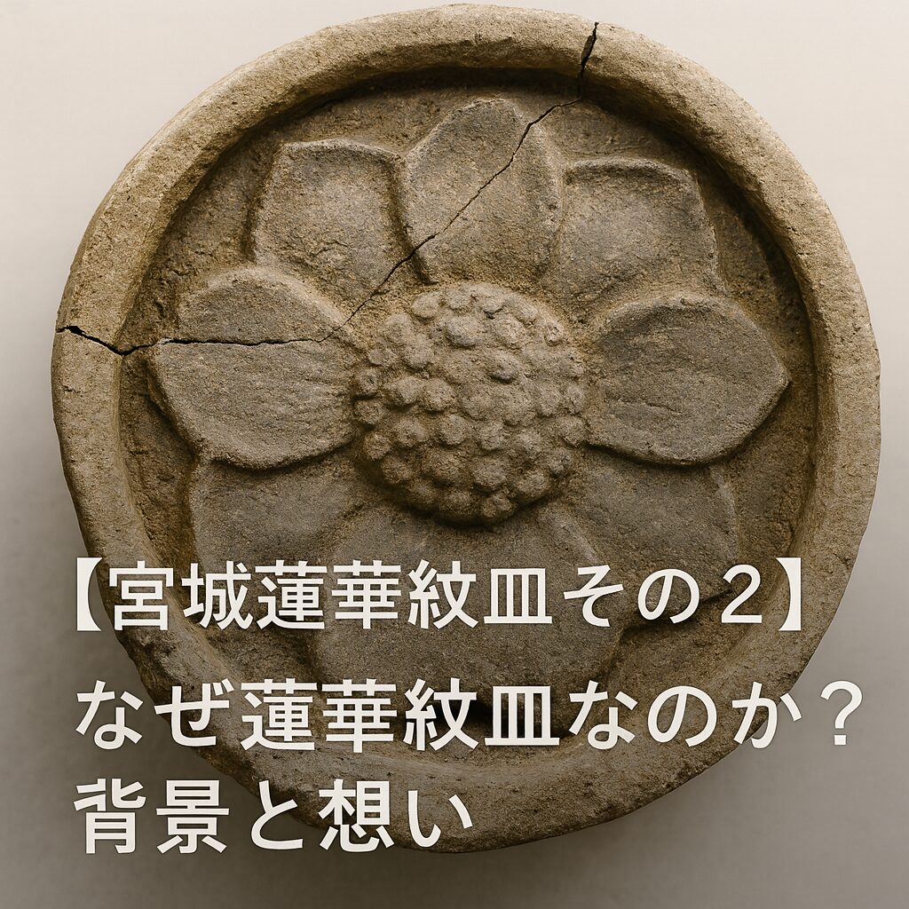 みちのく蓮華文プレート】なぜ蓮華文瓦なのか？背景と想い | 宮城の
