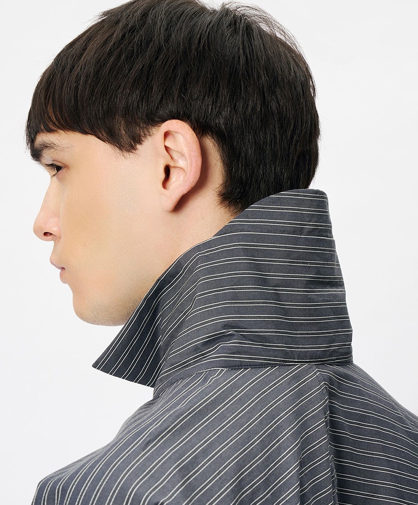 Retro Reflective Striped Shirt(Unisex)(2(MEN) DH /ディープ