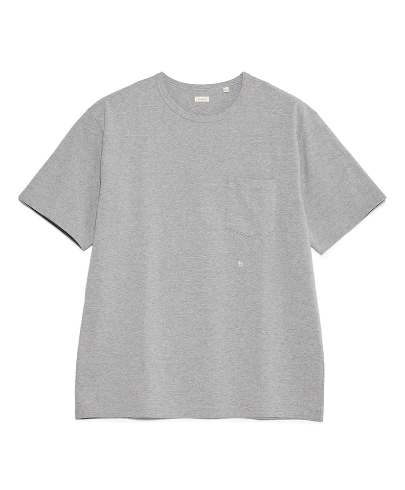 COOLMAX Jersey Pocket Tee(L(MEN) HG/ヘザーグレー): nanamica