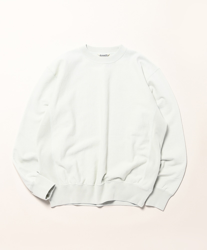 Smooth Soft BD Sweat P/O(3(MEN) Pale Mint/ペールミント): AURALEE