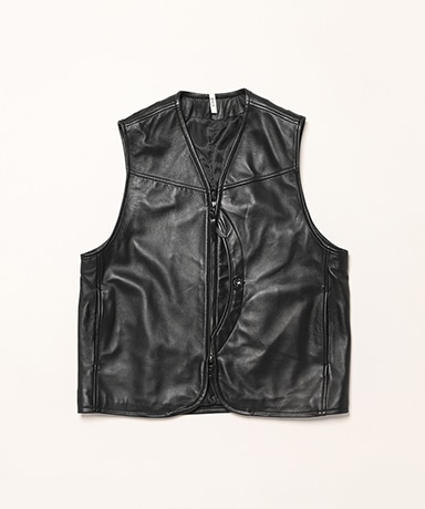 Hunting Vest - Sheep Skin(1(MEN) Black/ブラック): CCU