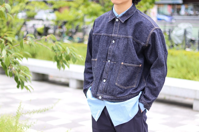 KAPTAIN SUNSHINE [ キャプテンサンシャイン ] DENIM TRACKER 2P JACKET