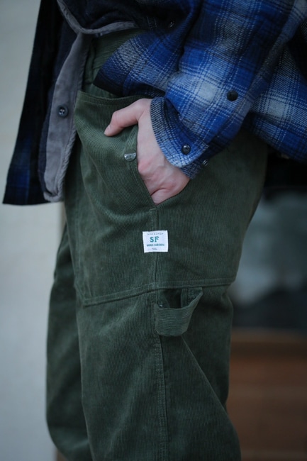SASSAFRAS[ササフラス] Fall Leaf Gardener Pants 14w Corduroy