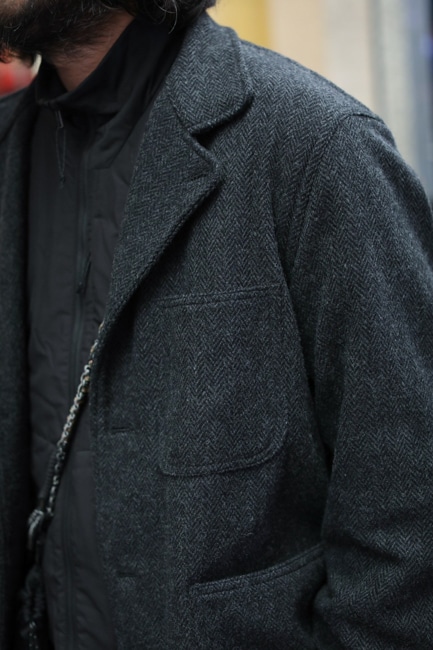 SASSAFRAS[ササフラス] Sprayer Jacket - Herringbone Blanket