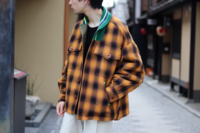KOLOR BEACON [ カラービーコン ] 23AW オンブレチェックドッキング
