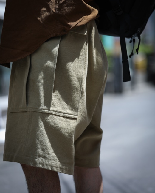 HERILL HL Denim Cargo Shorts [Khaki]