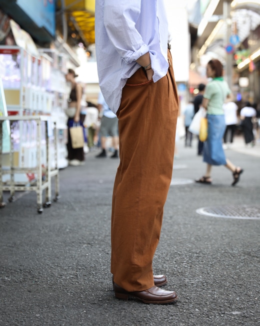 MAATEE&SONS 俺のチノパン 春夏 [Reddish Brown]