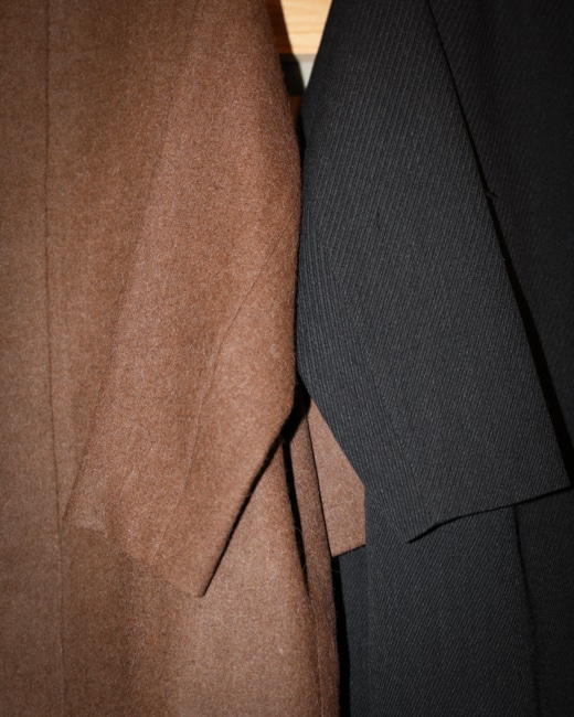 MAATEE&SONS NATURAL AP 二重織 Balmacaan/FRENCH KARSEY