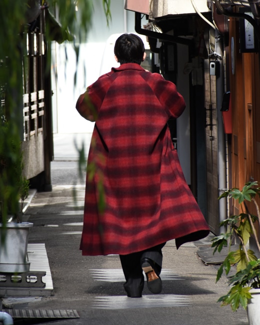 SAGE NATION TAKSHI COAT [RED CHECK]