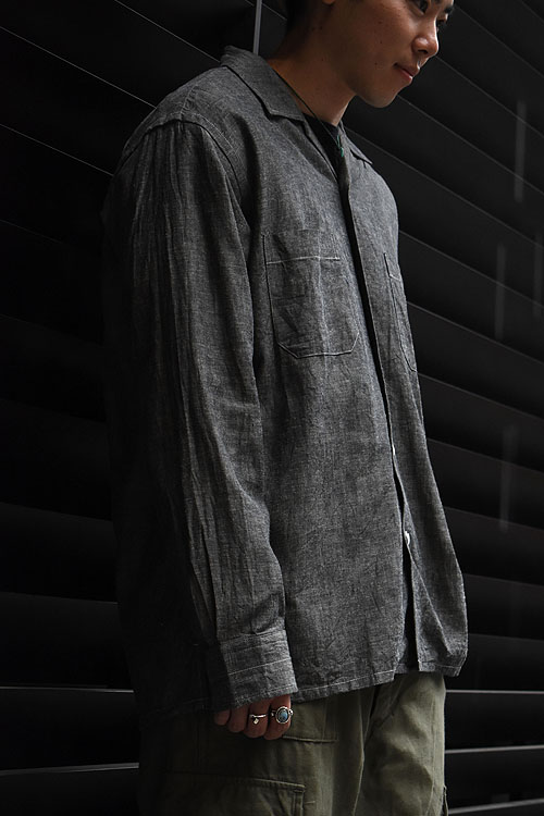 MOJITO [モヒート] ABSHINTH SHIRT Bar2.0 CHAMBRAY [BLK]