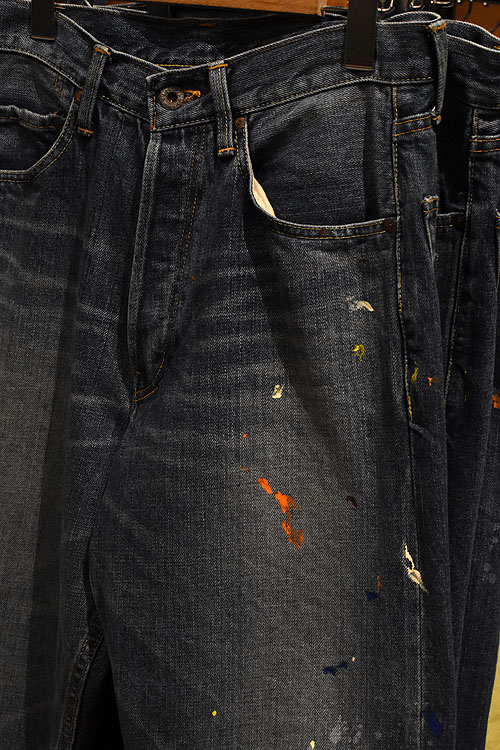H.UNIT(エイチユニット)-DENIM PAINT 5P / BLK DENIM 5P