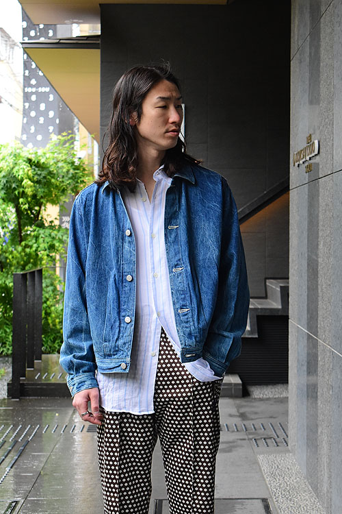 AURALEE[オーラリー] 23SS Selvedge Faded Light Denim Blouson