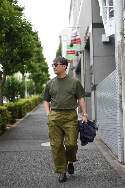 SASSAFRAS/ササフラス】Overgrown Pants 4/5 - Back Satin