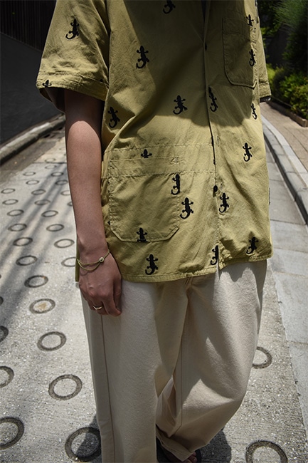 ENGINEERED GARMENTS/エンジニアドガーメンツ】Camp Shirt - Gecko