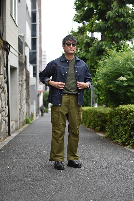 SASSAFRAS/ササフラス】Gardeners Jacket - 8oz Military Denim