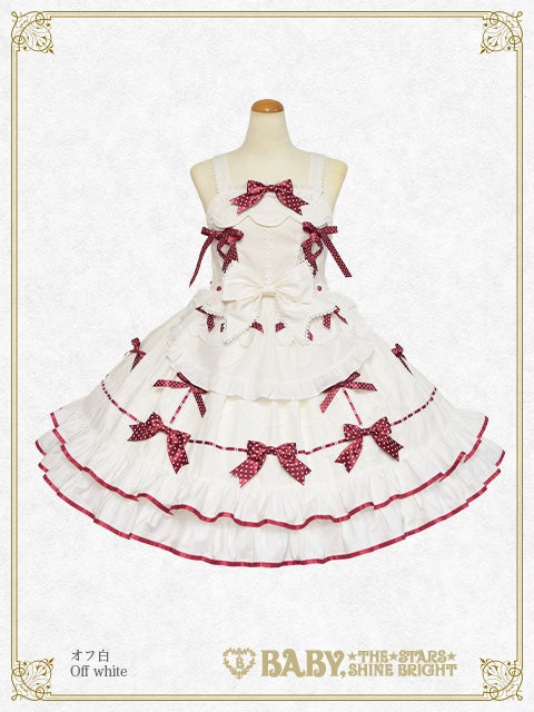 Usakumya Dot Ribbon JSK by Baby, the Stars Shine Bright