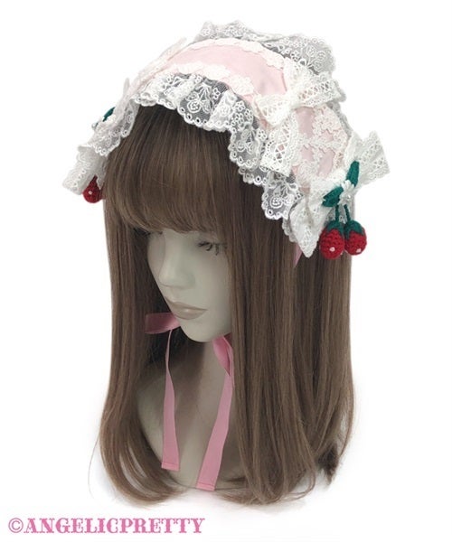 Dress-up Berry Knitted Headdress by Angelic Pretty