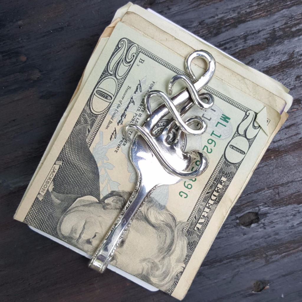 Melodia Sterling Silver Fork Money Clip – Lost & Forged