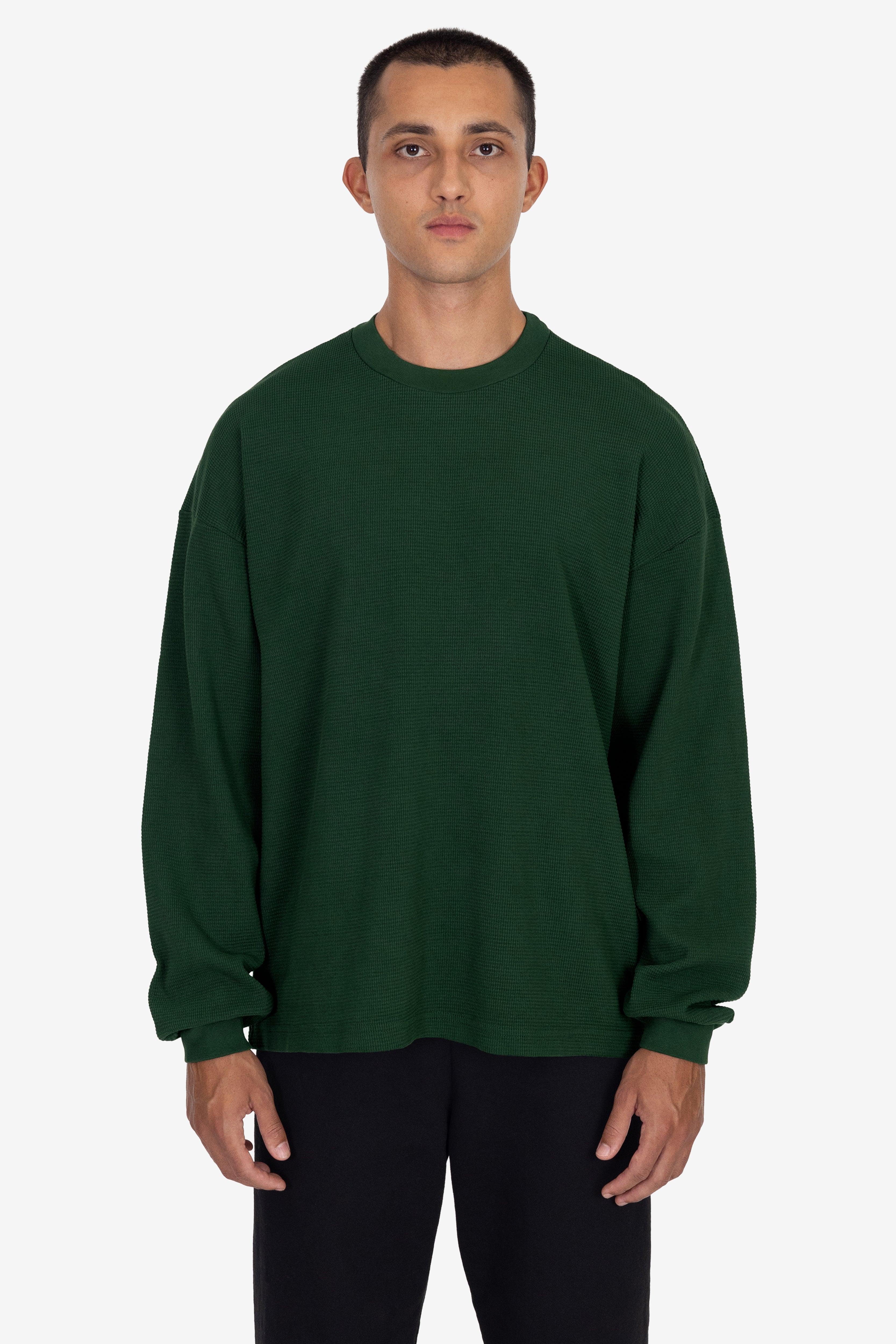 TX407GD Mix - Long Sleeve Heavy Thermal Crew Neck – Los Angeles