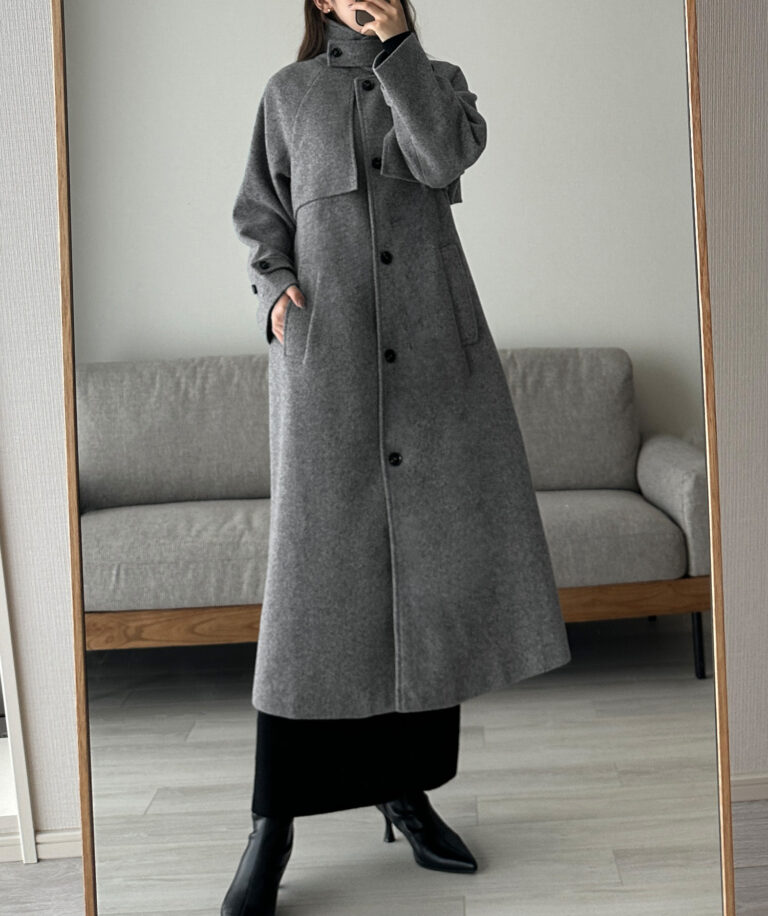 414】2wayステンカラーロングコート | Louere (ルエレ)｜公式LOOKBOOK