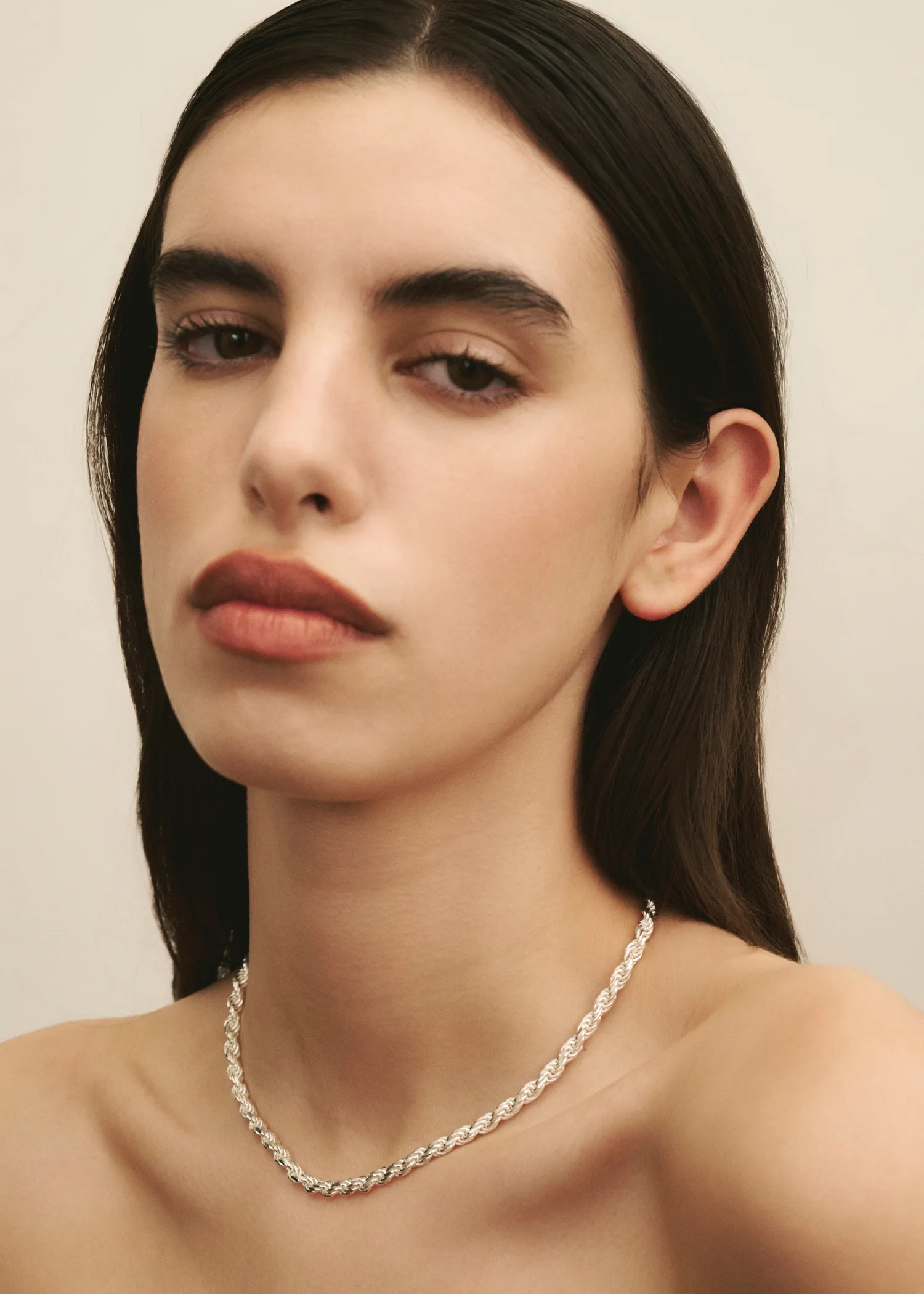5 mm Ligo Necklace - Silver - Louis Abel
