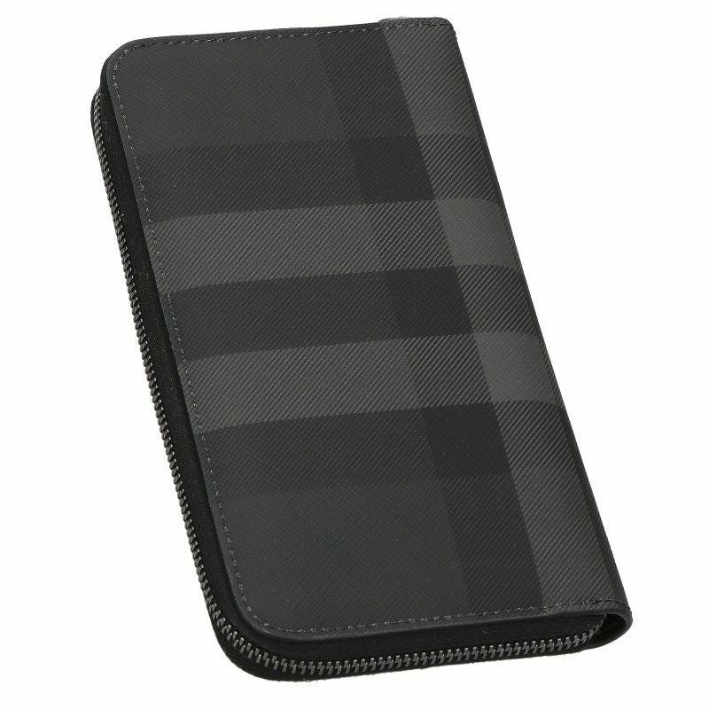 BURBERRY バーバリー 長財布 メンズ レグジグ チャコールチェック