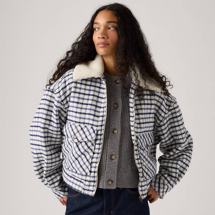Shrunken '90s Wool Trucker Jacket - Multi-color | Levi's® US