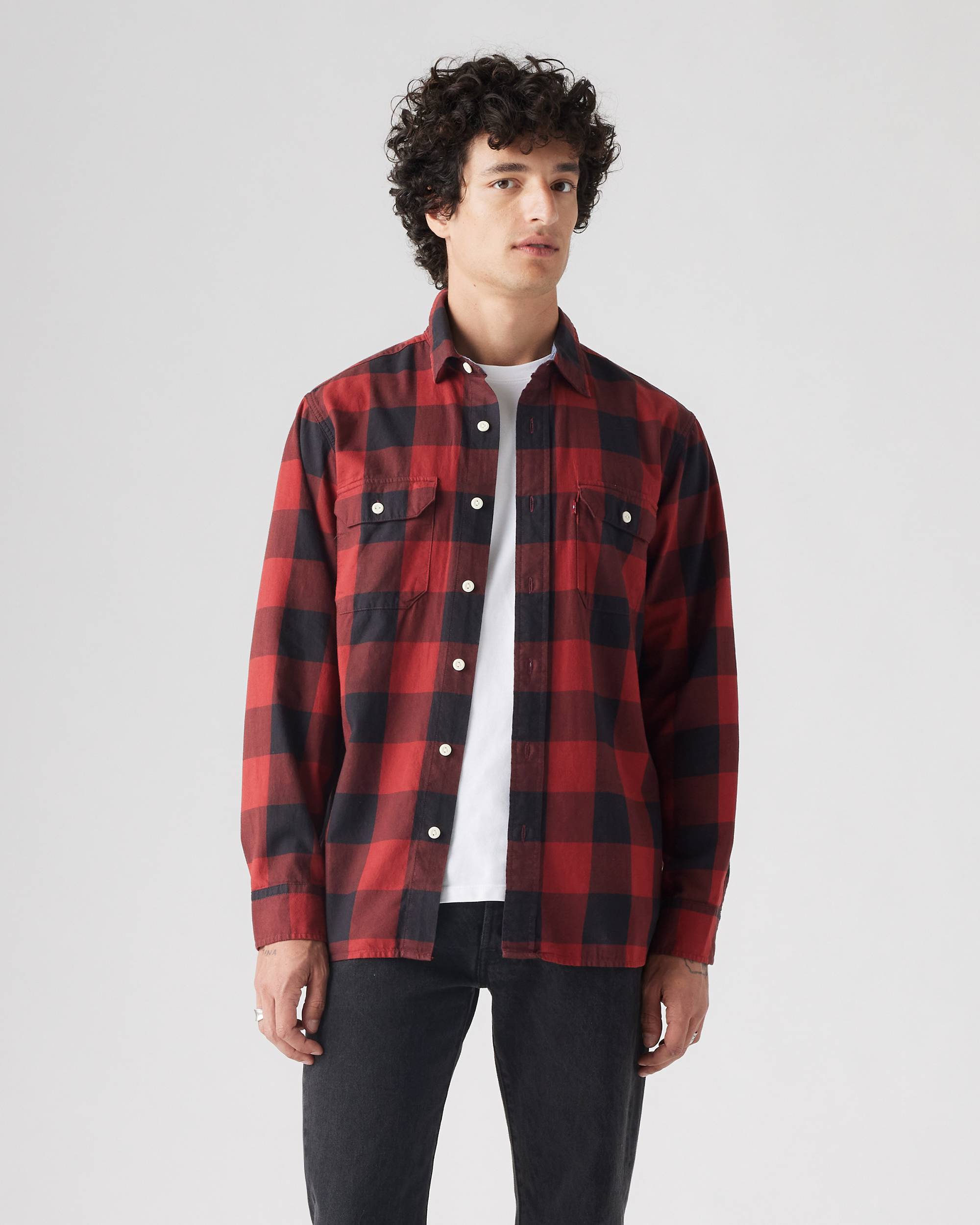 Classic Worker Overshirt - Red | Levi's® US
