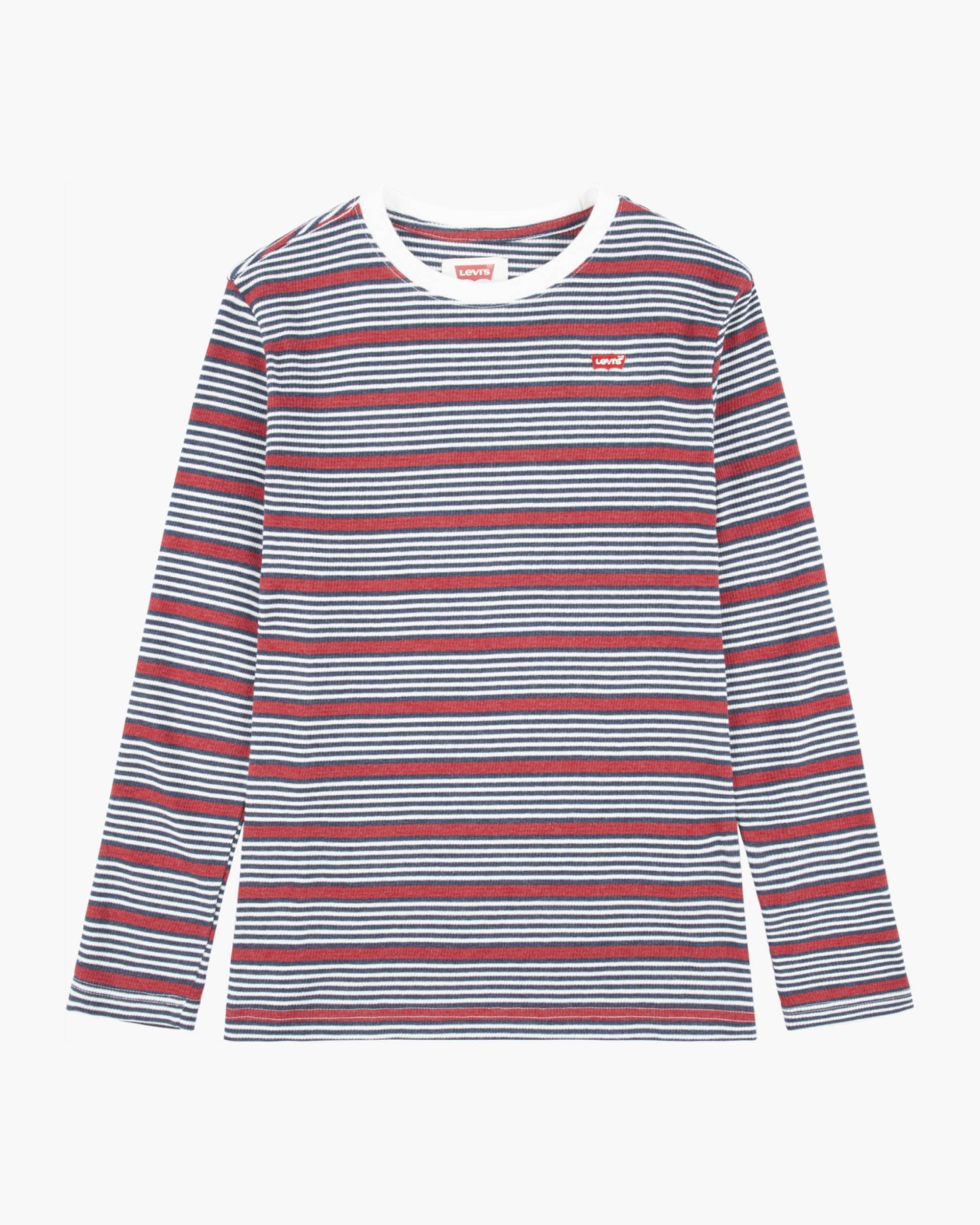 Stripe Thermal Long Sleeve T-shirt Big Boys 8-20 - Grey | Levi's® US