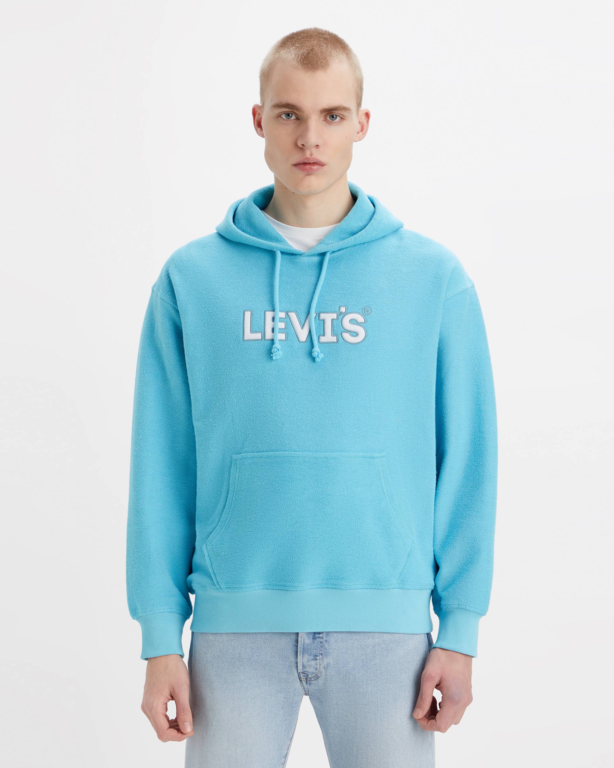 Relaxed Graphic Hoodie Sweatshirt - Blue | Levi's® US