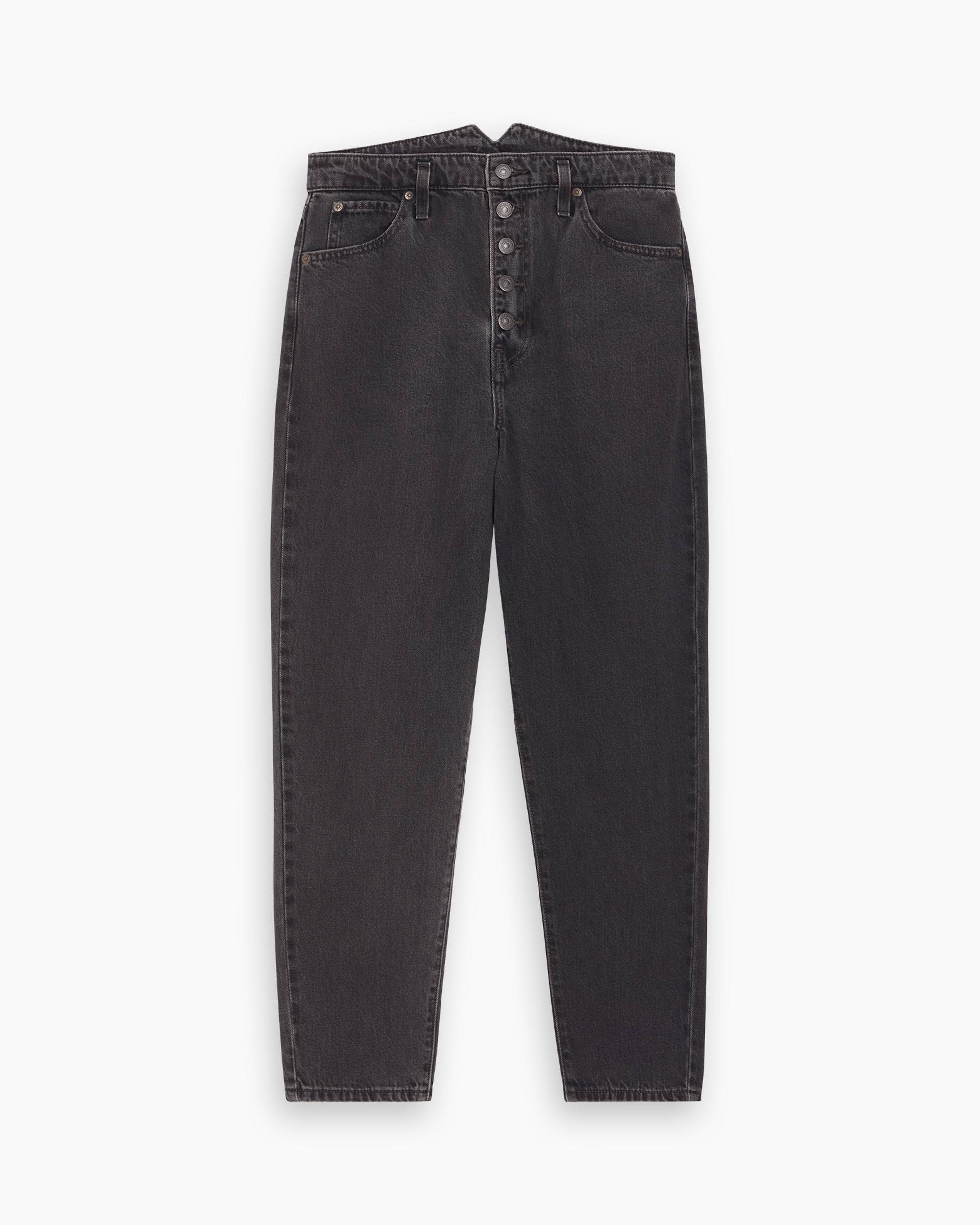 Mom Jeans A Vita Alta Notch - Nero | Levi's® IT